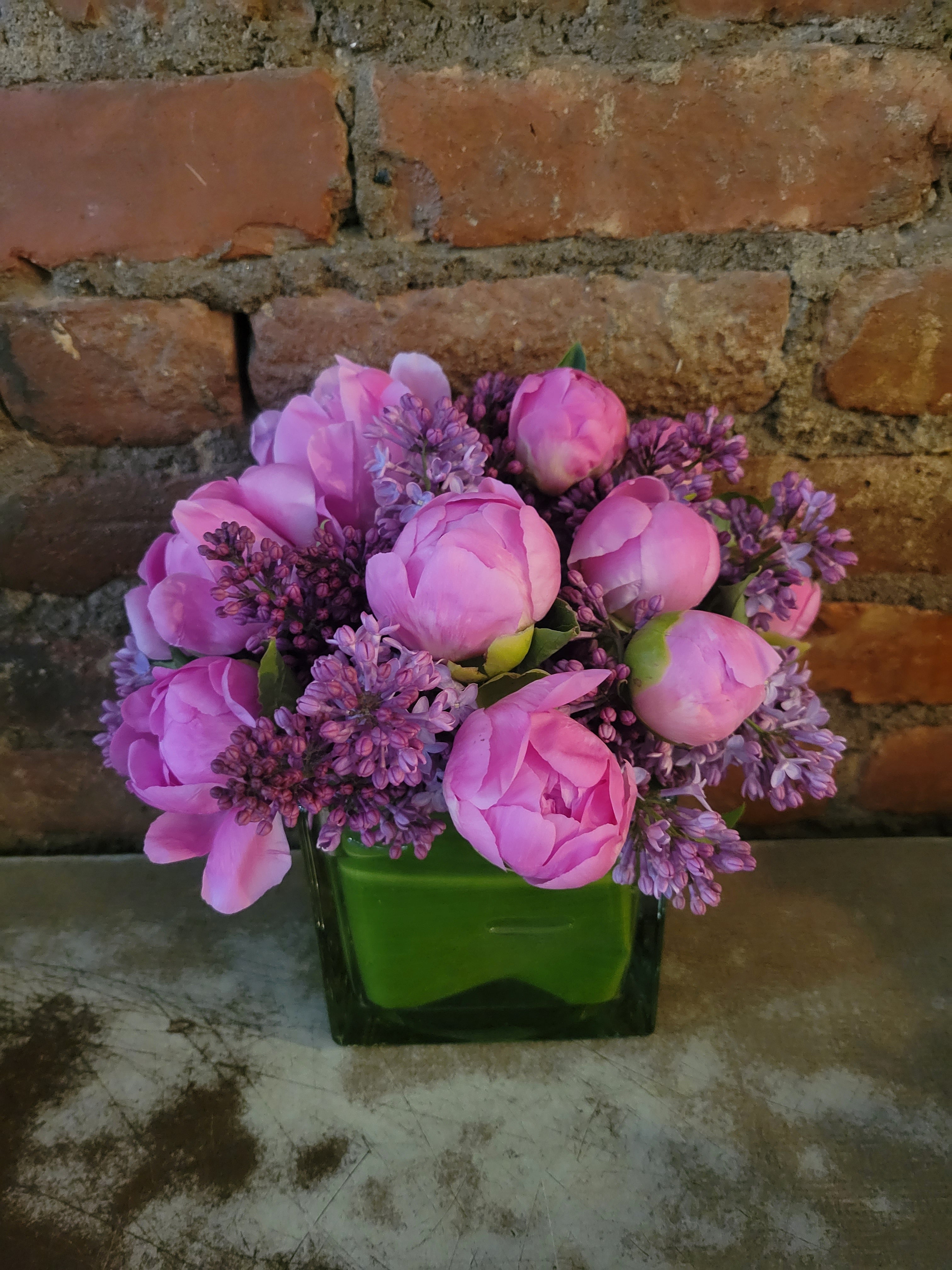 Peonies and lilic