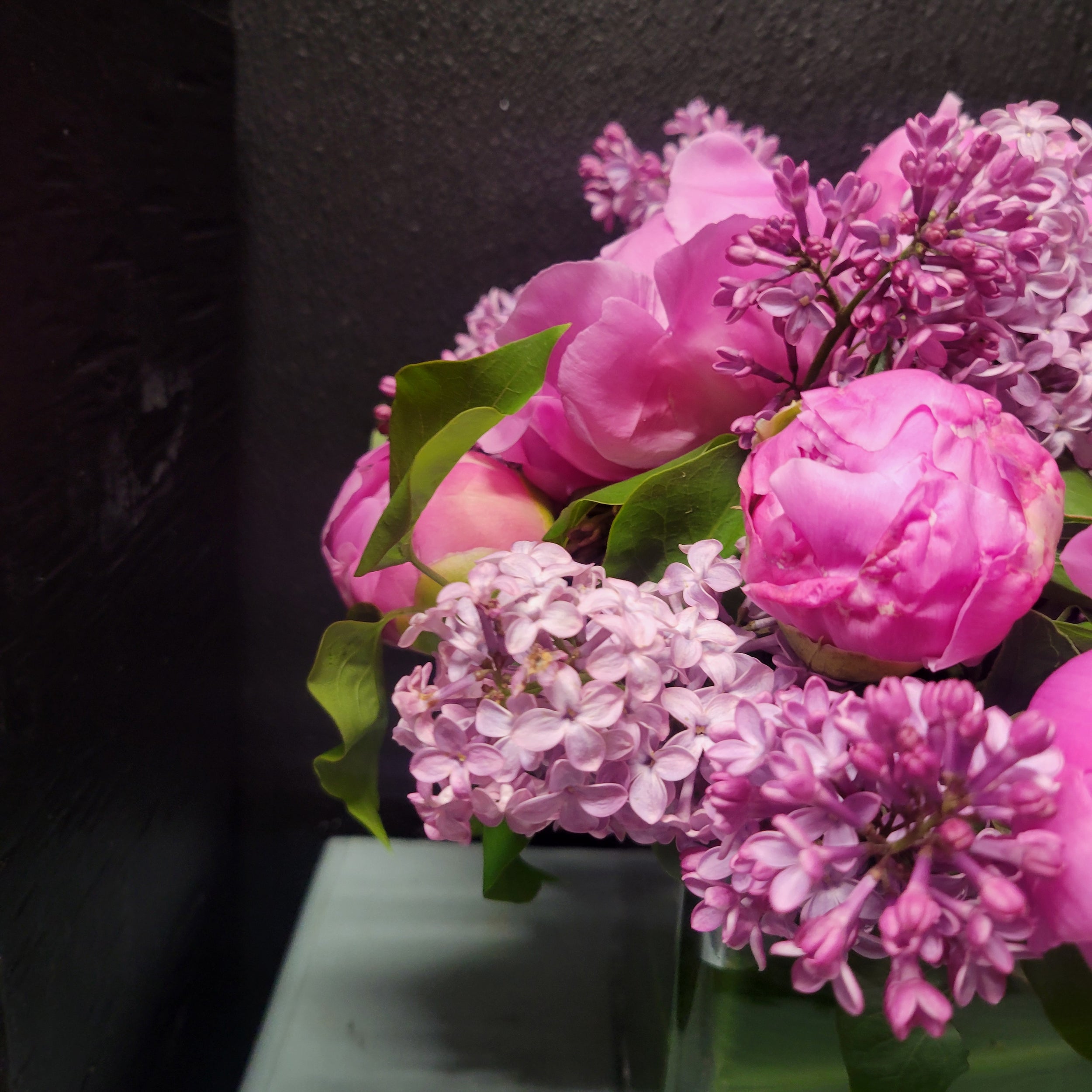 Peonies and lilac