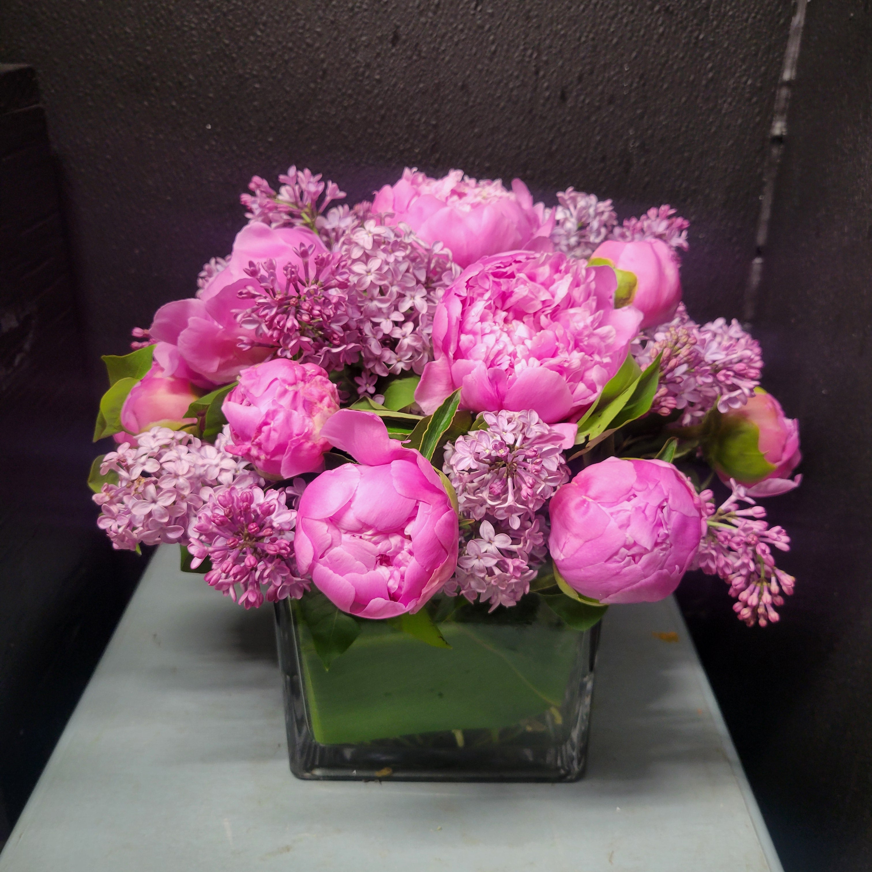 Peonies and lilac